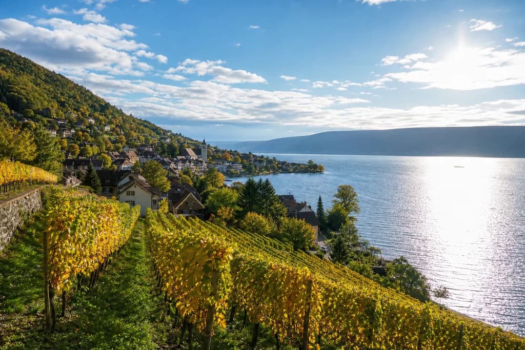 Weingut Hämmerli à Ins, vignobles du Seeland